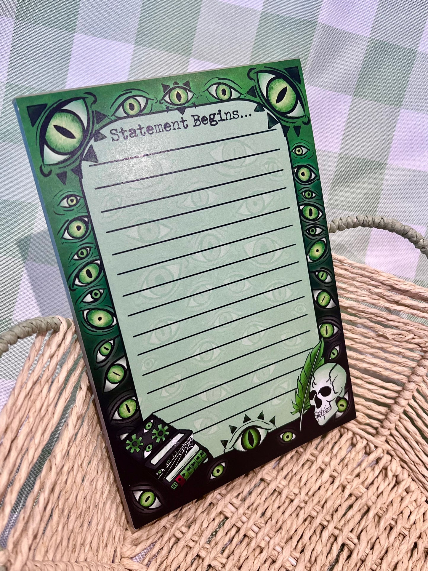 Statement Begins - A5 Memo Pad