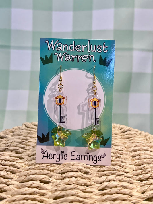 Keyblade Paopu Hook Earrings