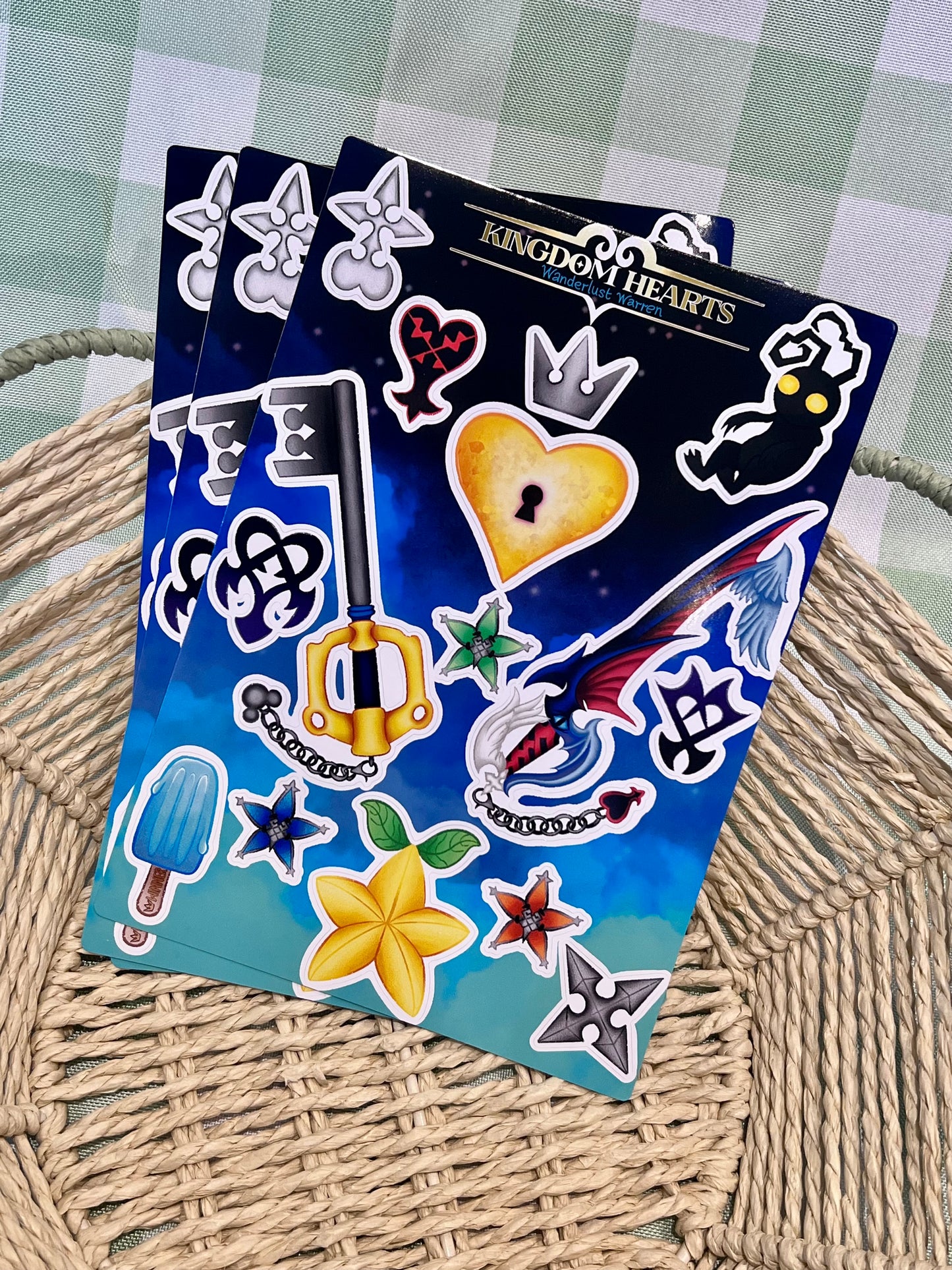 Keyblade Warriors - Sticker Sheet