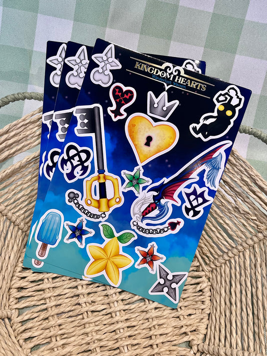 Keyblade Warriors - Sticker Sheet