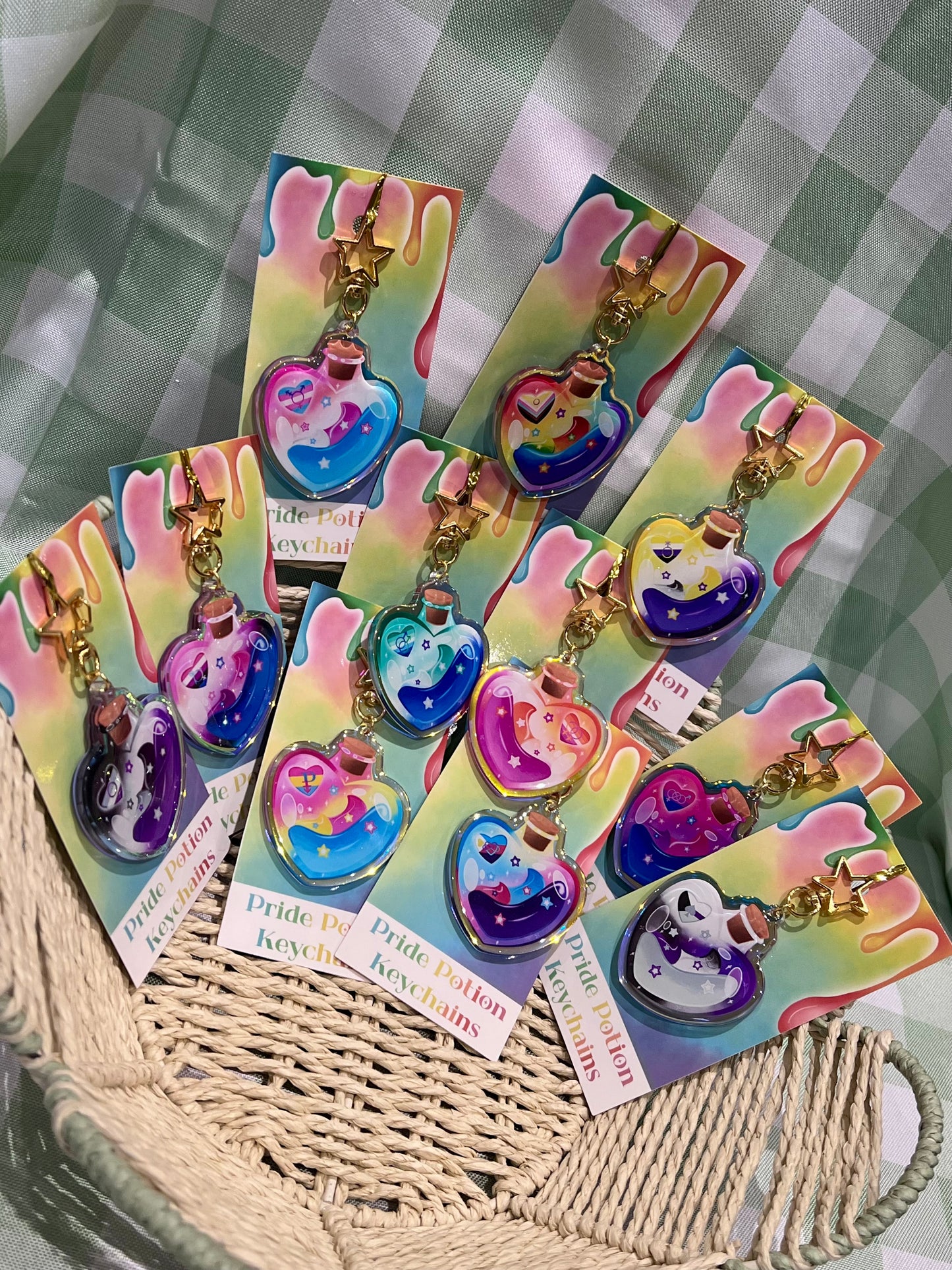 Pride Potion Keychains