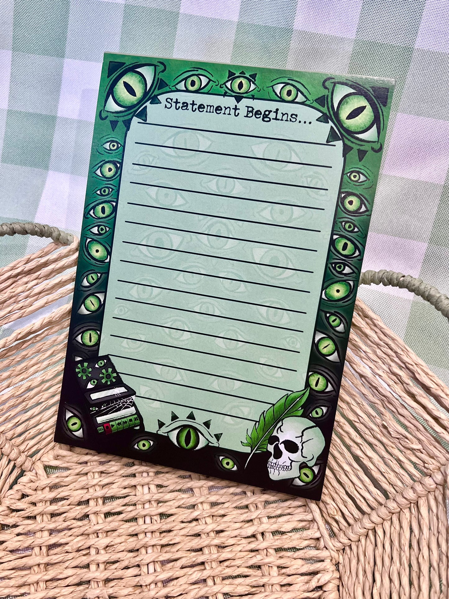 Statement Begins - A5 Memo Pad