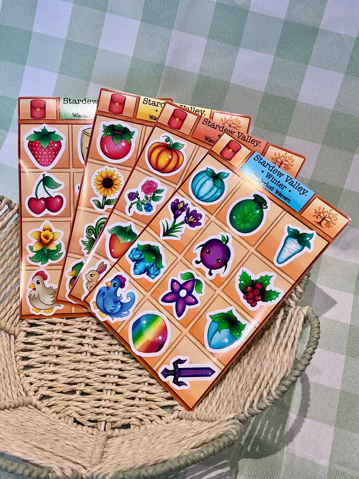 Stardew Seasons - Sticker Sheets