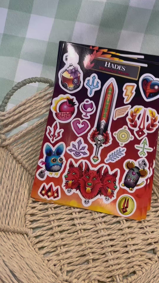 Journey through Hades - Sticker Sheet