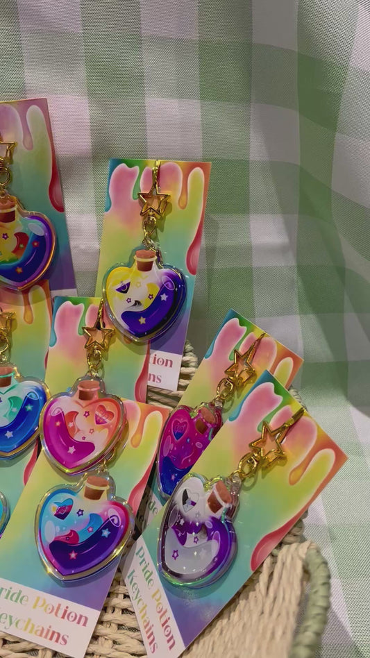 Pride Potion Keychains